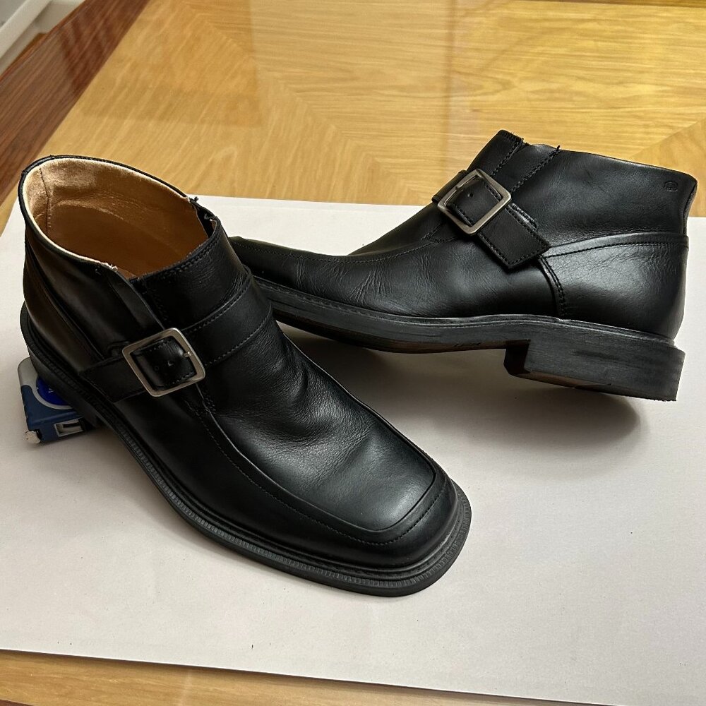 Skechers Leather Vintage Boot with Buckle - Made in Italy